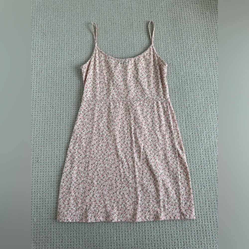 Brandy Melville Pink Floral Dress